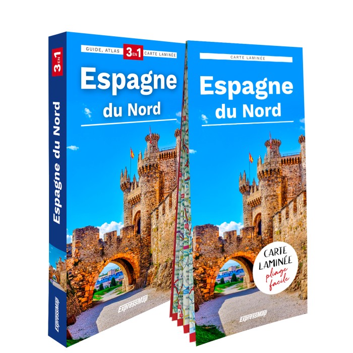 Espagne du Nord ; guide 3en1 ExpressMap