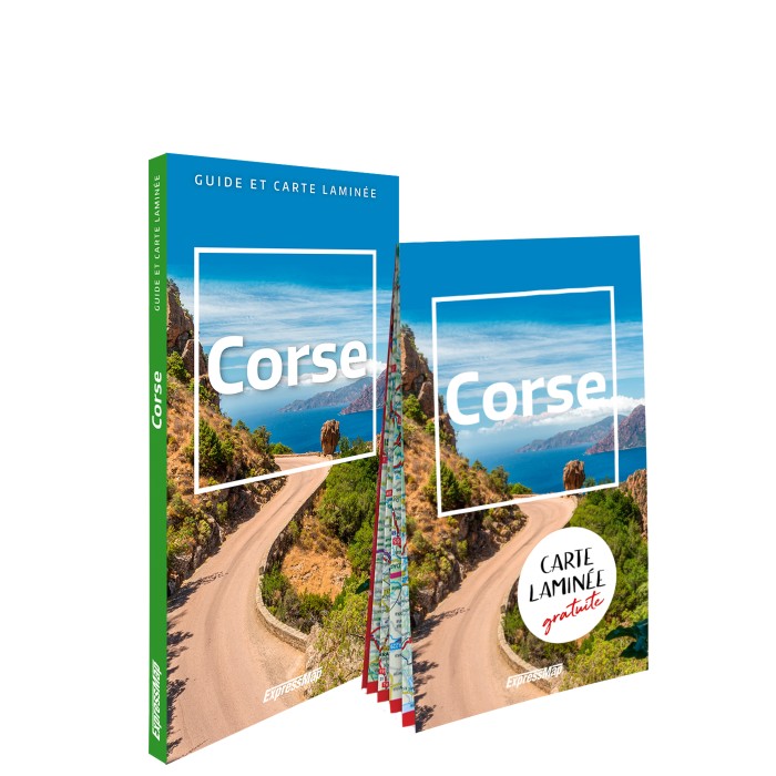 Corse ; guide et carte laminée ExpressMap
