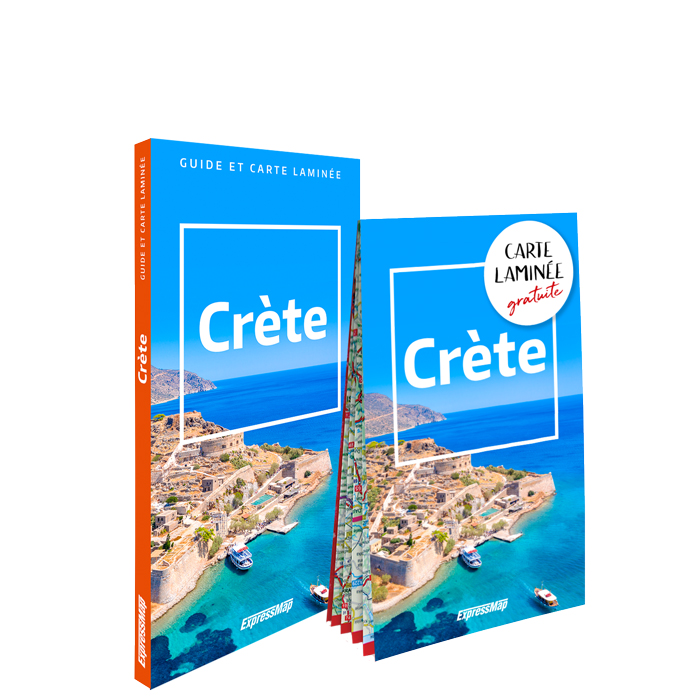 Crète ; guide et carte laminée ExpressMap