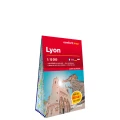 Lyon ; plan de ville, laminée, format poche 1 : 15 000