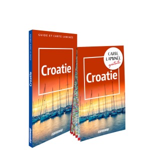 Croatie ; guide et carte laminée