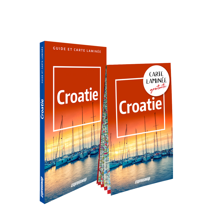 Croatie ; guide et carte laminée ExpressMap