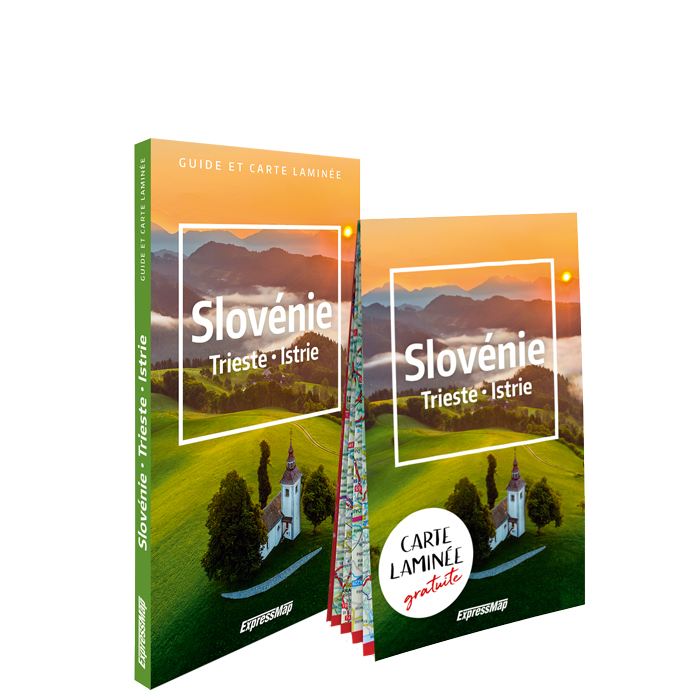 Slovénie, Trieste, Istrie ; guide et carte laminée ExpressMap