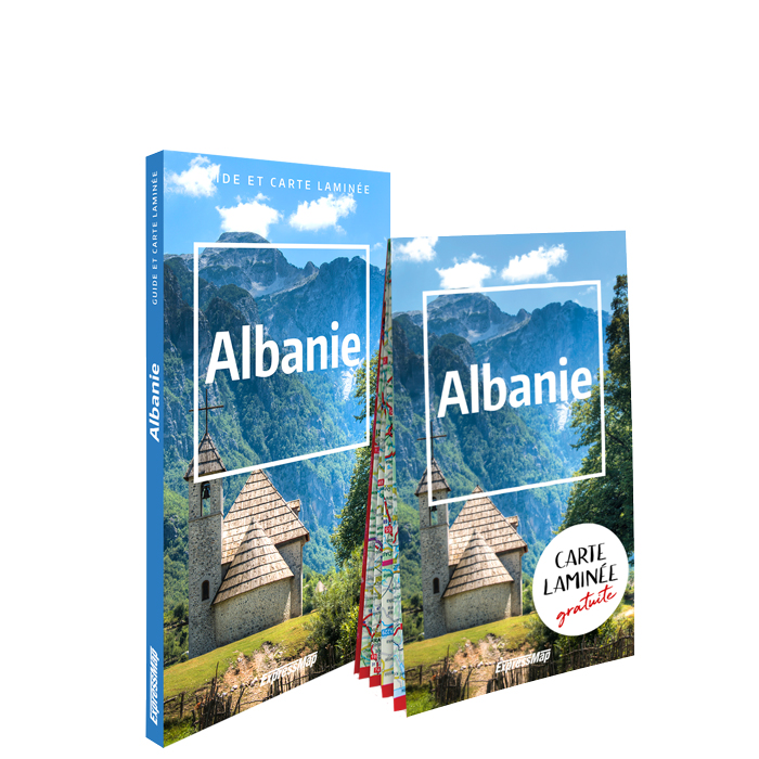 Albanie ; guide et carte laminée ExpressMap