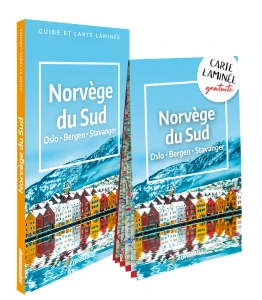 Norvège du Sud. Oslo, Bergen, Stavanger ; guide et carte laminée