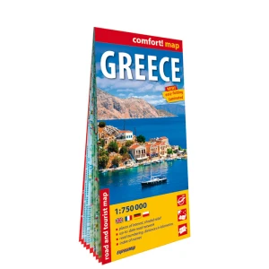 Grèce (Greece) ; carte routière et touristique, laminée 1 : 750 000