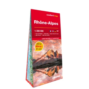 Rhône-Alpes ; carte routière et touristique, laminée 1 : 300 000