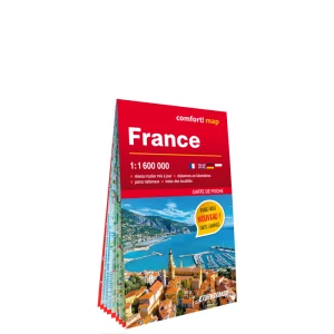 France ; carte routière, laminée, format poche 1 : 1 600 000
