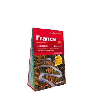France ; carte routière, laminée, format poche 1 : 1 600 000