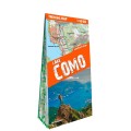 Lac de Côme (Lake Como) ; carte de trekking, laminée 1 : 50 000