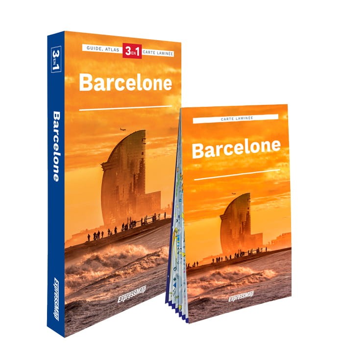 Barcelone ; guide 3en1 ExpressMap