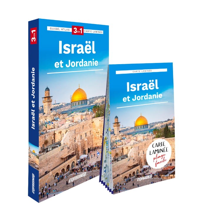 Israël et Jordanie ; guide 3en1 ExpressMap